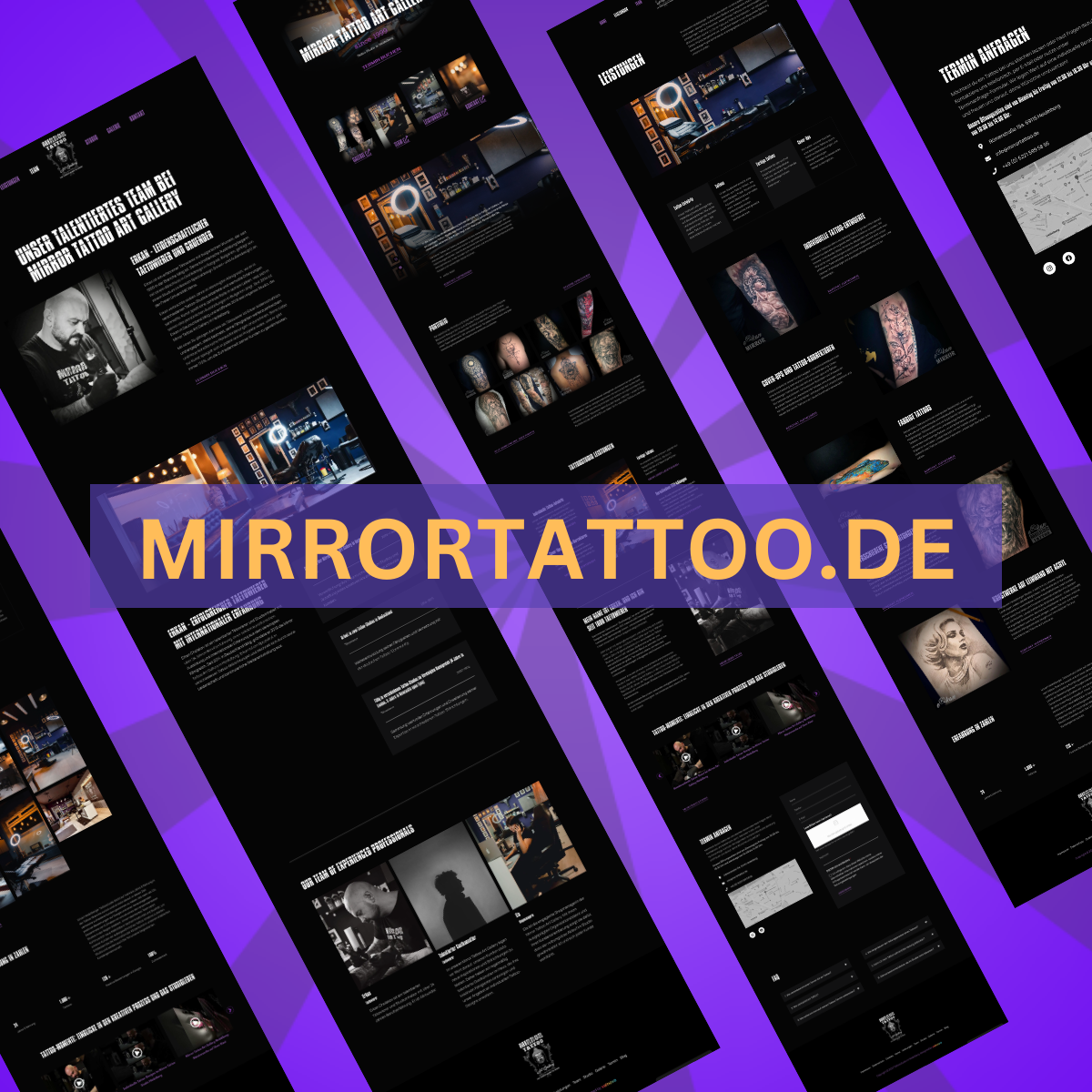 Webstudio Valnovo Project - Website für Tattoostudio