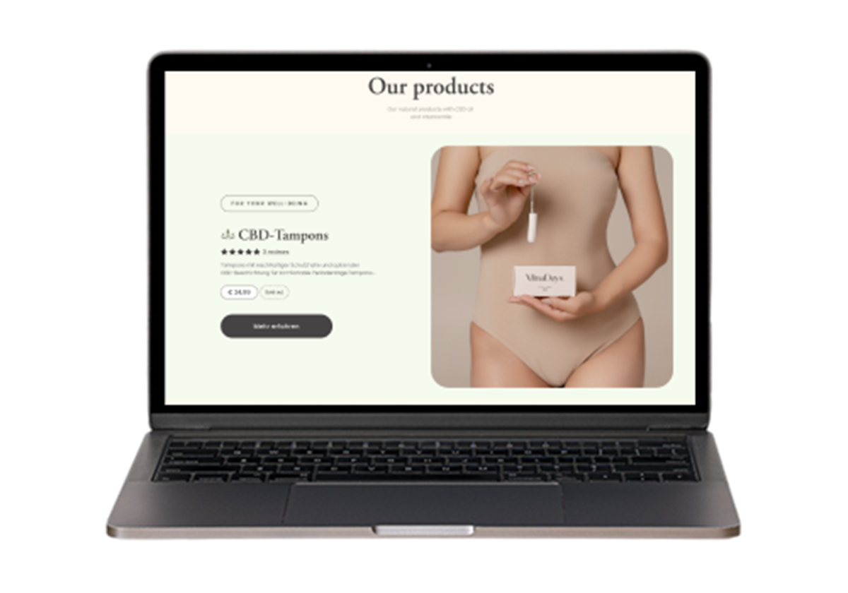 Feminine Hygiene Shopify Store - MinaDays
