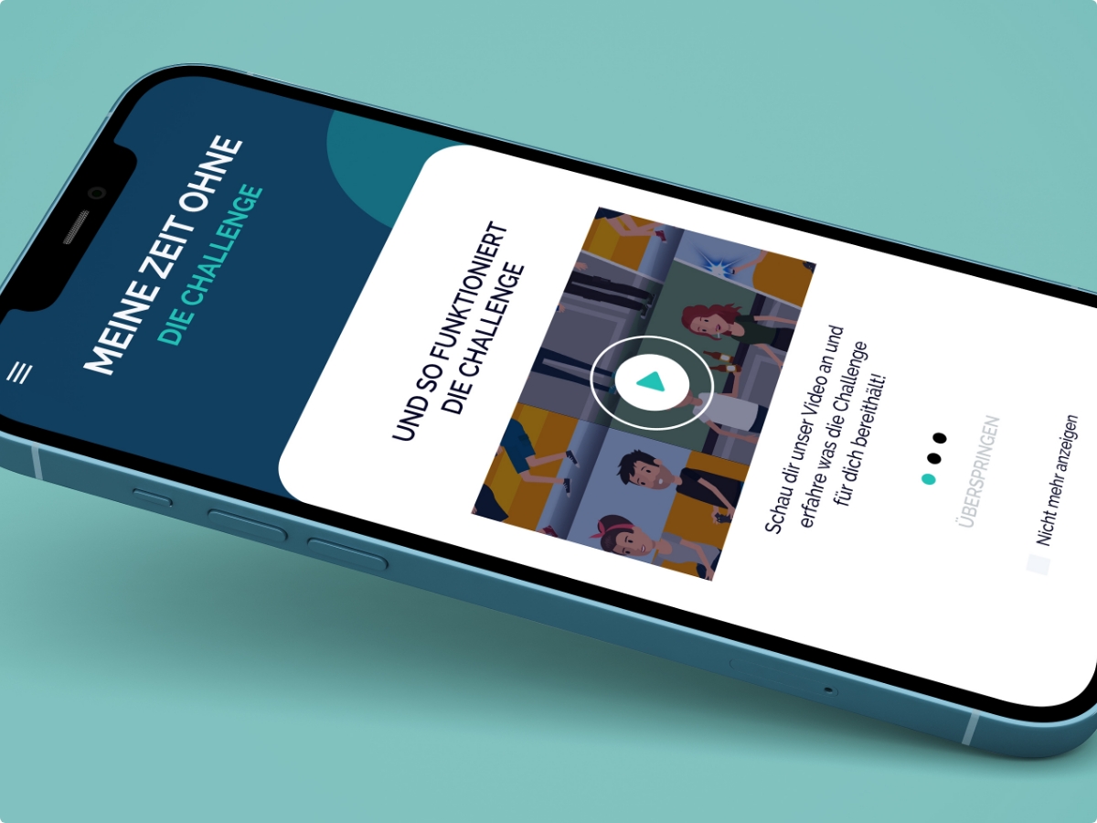 iseo Digitalagentur Project - APP development - for addiction prevention