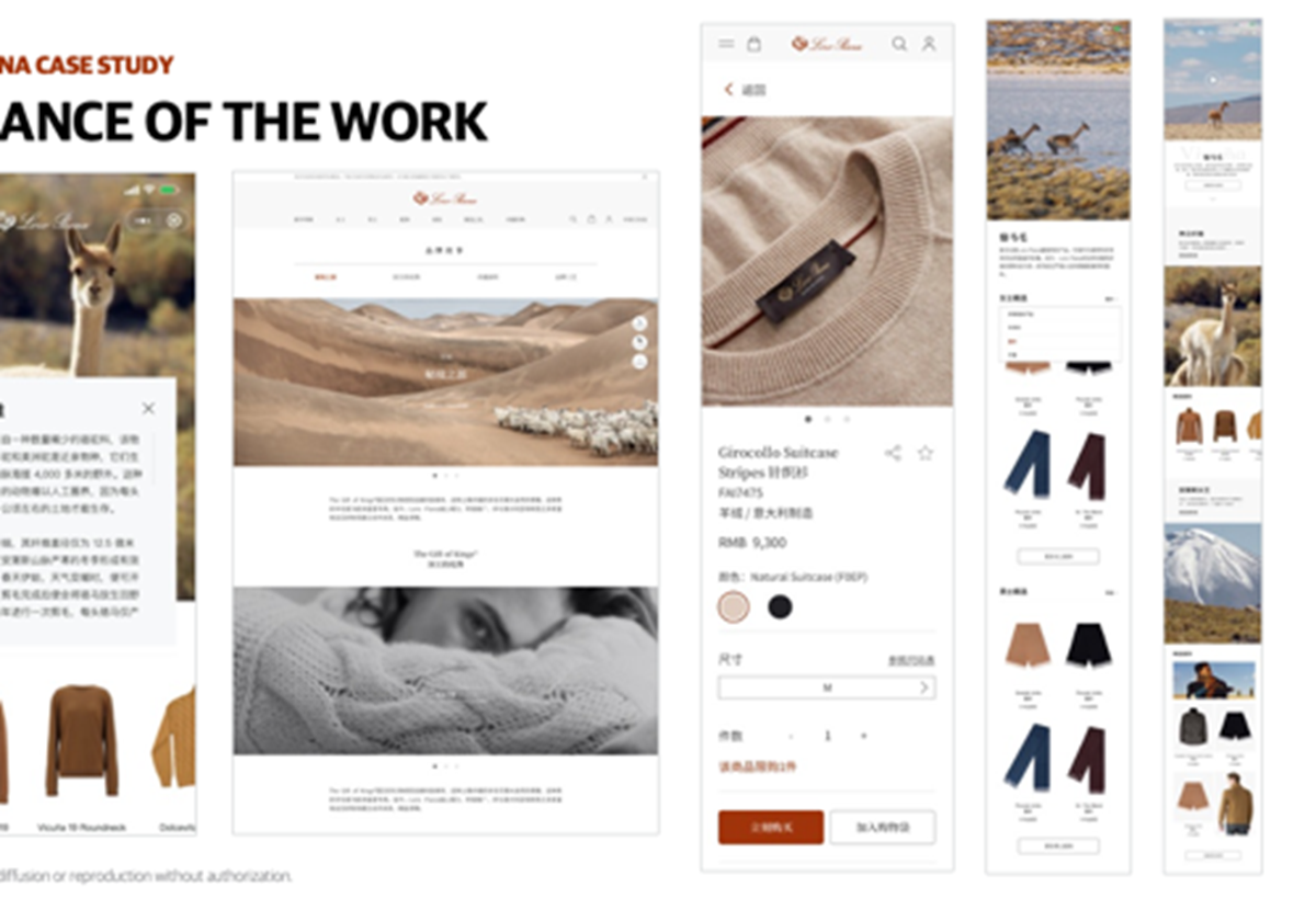 A supreme e-commerce experience for a luxury brand - Loro Piana