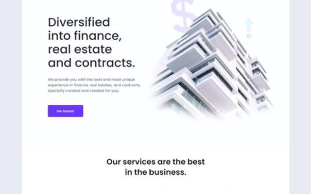 Yustack Project - Finance/Estate Website