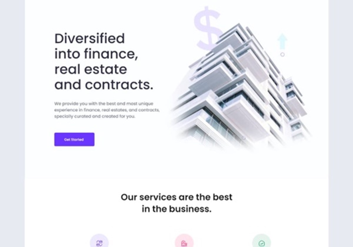 Finance/Estate Website - 1010 Group