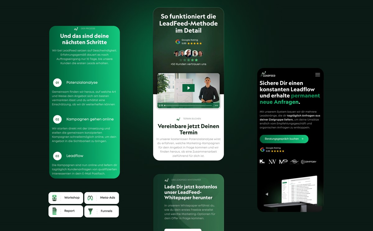 Nouvel site web pour une agence de marketing en ligne