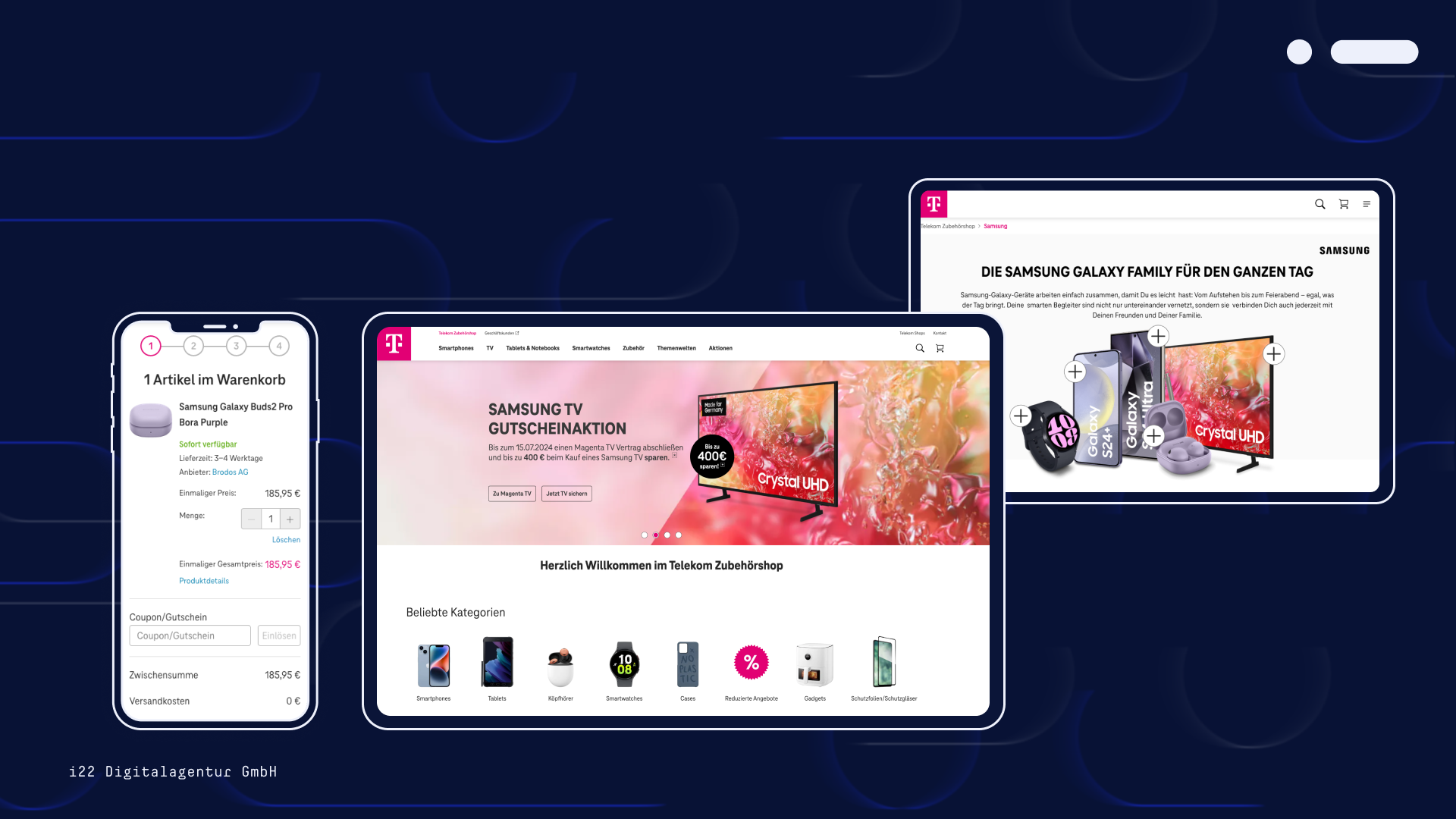 i22 Digitalagentur GmbH Project - Portal and launch management of Telekom.de