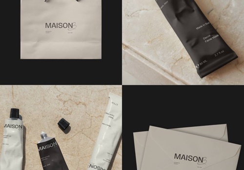 Social Butter Agency Project - Branding for Maison B cosmetics