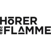 Hörer und Flamme Logo