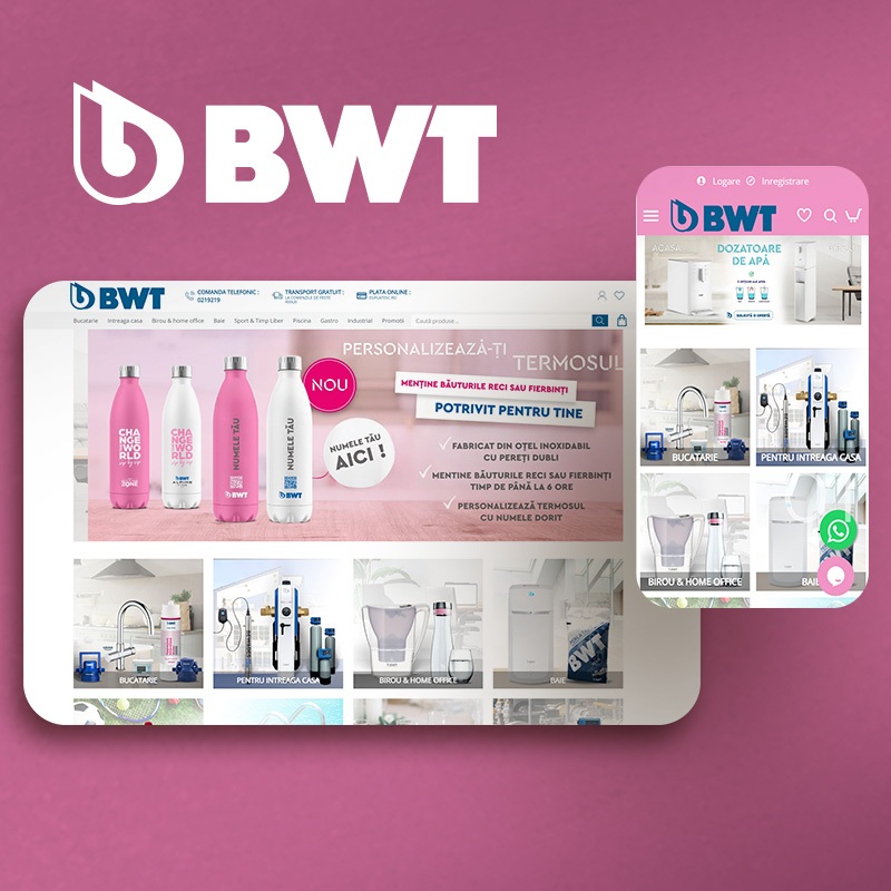 SC PRONET DESIGN SRL Project - Online Store www.bwt.ro