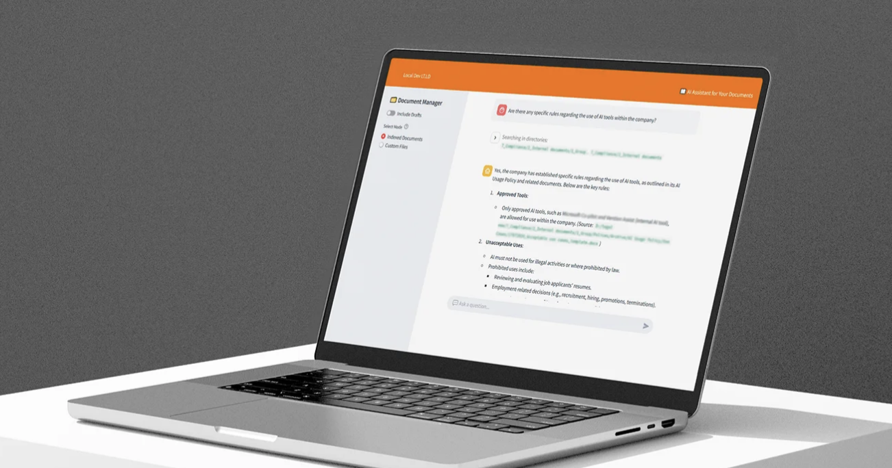 Vention Project - Legal RAG: RAG platform for the legal department