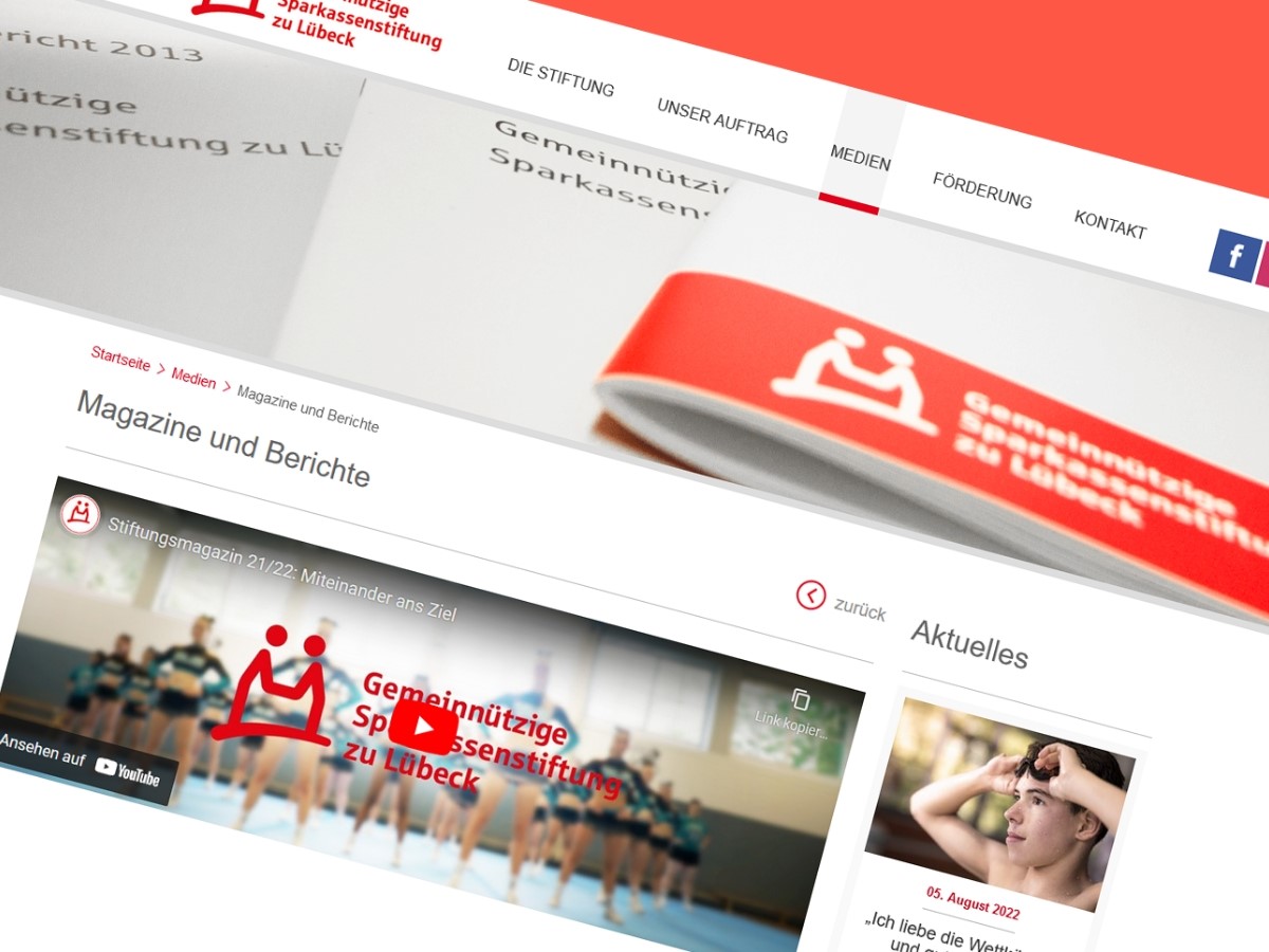 Website Relaunch Sparkassenstiftung