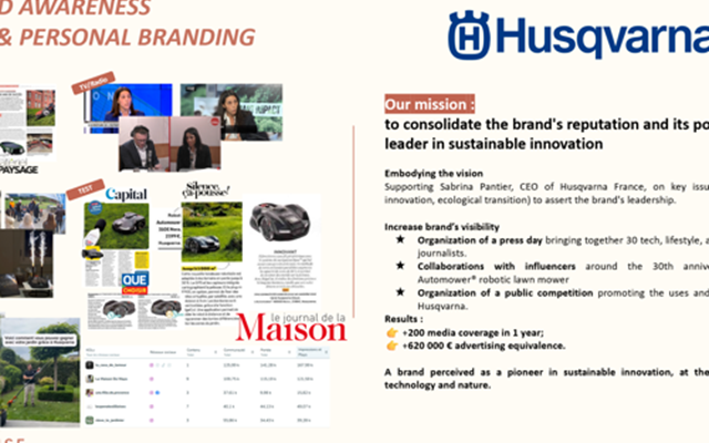 Hello SunRise Project - PR and Communication for Husqvarna France