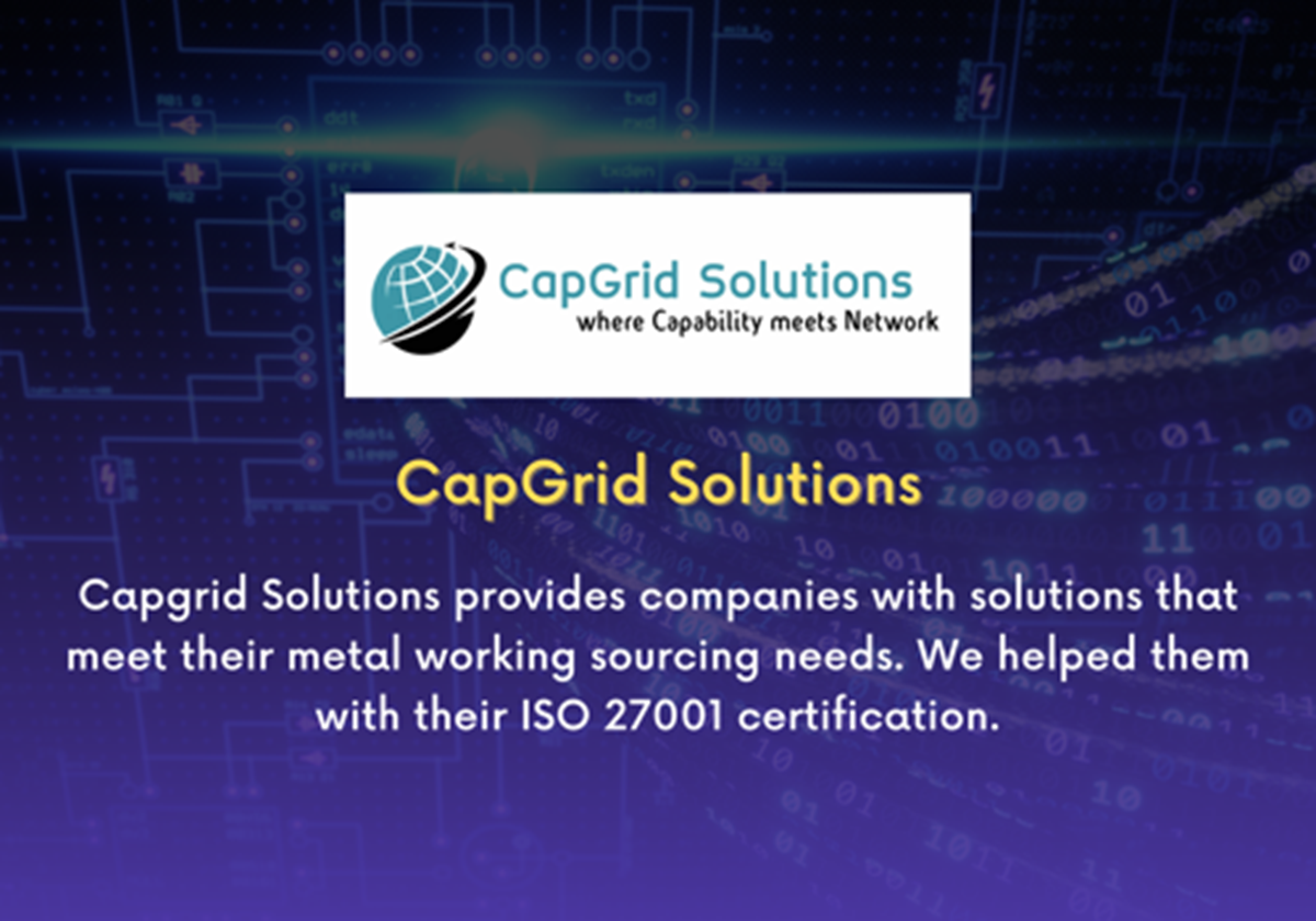  - CapGrid Solutions