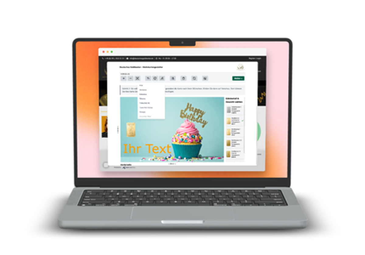 VueJS & WordPress Gift Card Editor - Toolboxx Media UG