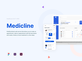ANODA | Product Design Agency | UI UX Design | Project - Medicline - Multifunctional Web Service