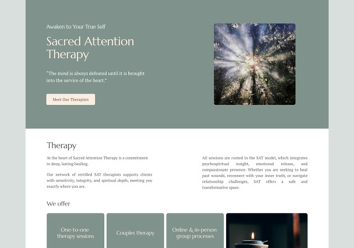  - Sacred Attention Therapy
