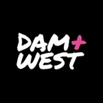 Dam + West Logo