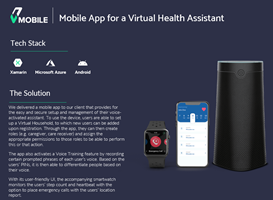 V-Mobile Project - Mobile IoT App for Virtual Health Assistant