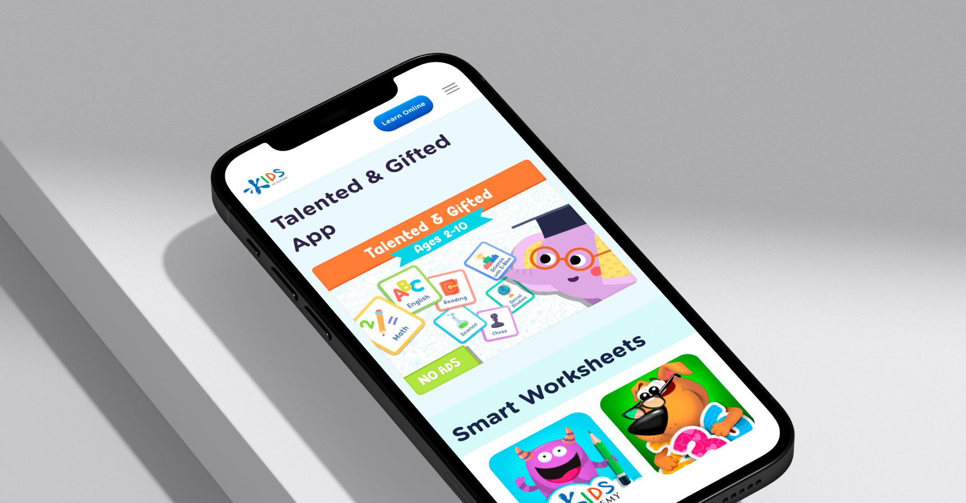 Vention Project - Kids Academy: A digital learning platform with AI and analytics
