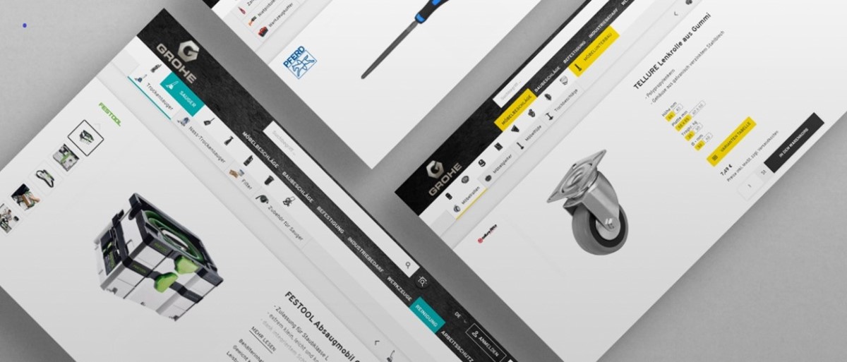 Outil professionnel en ligne, Groheshop 3.0