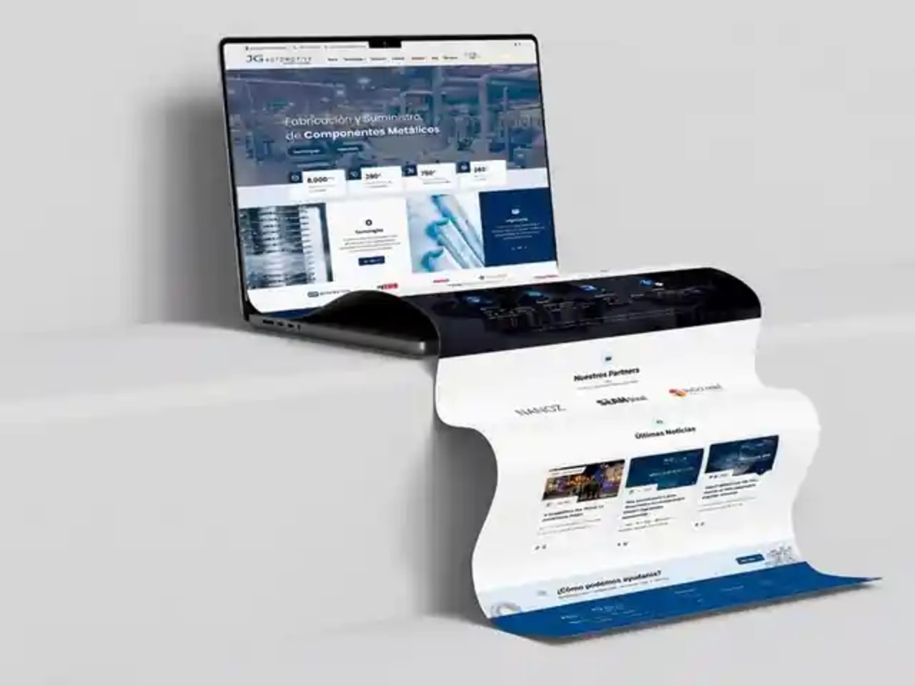 Iconify Branding Project - Corporate website for an automotive industrial group
