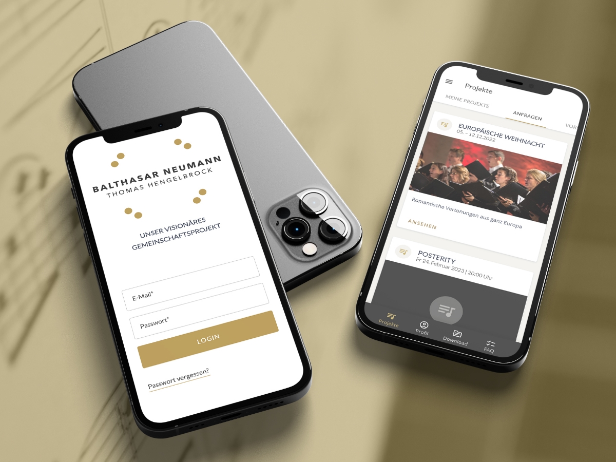 iseo Digitalagentur Project - App for concert planning and organization