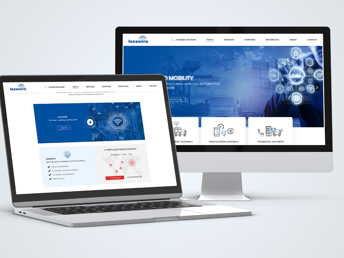 iseo Digitalagentur Project - Website Relaunch Lesswire