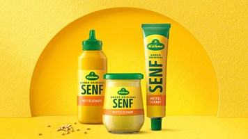 HAJOK Design Project - Packaging design relaunch of the Kühne mustard range