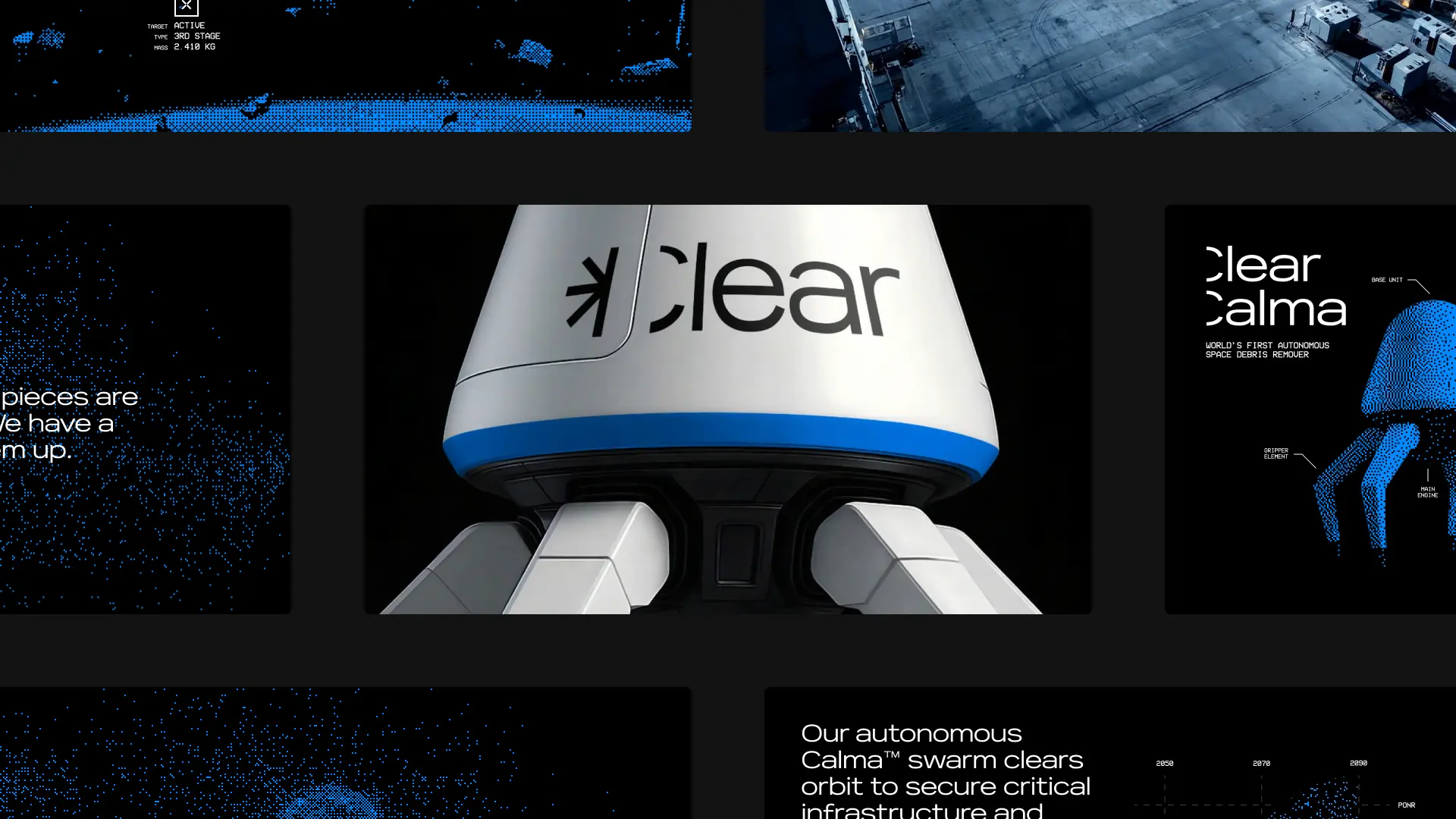 Human Deluxe GmbH Project - Brand Concept for a Space Debris Cleanup Startup