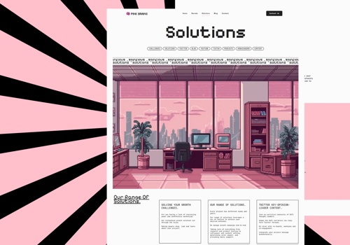 Imagen Web Pro Project - Pink Brains WordPress Website Development & Design