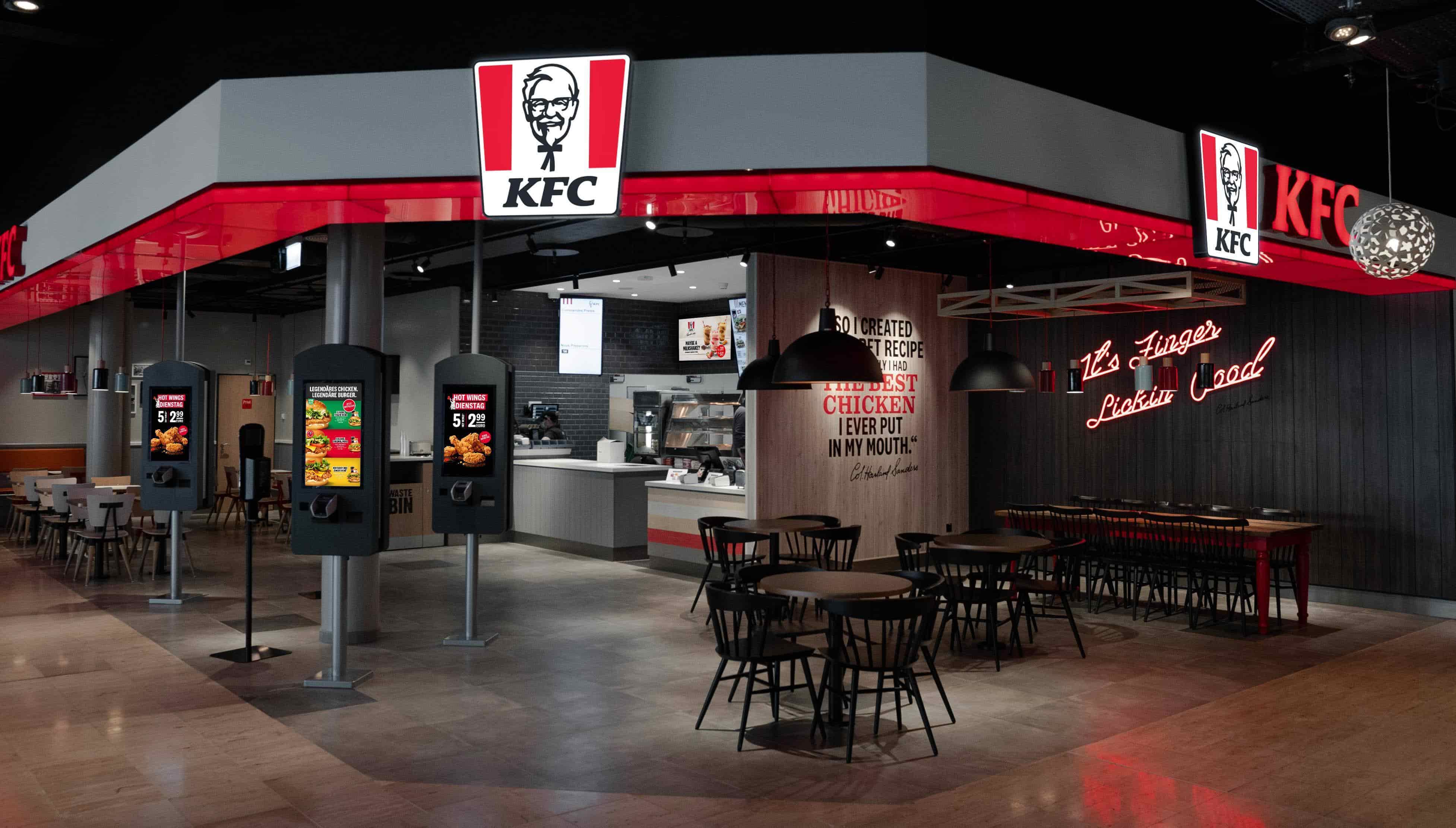 Koch Essen Kommunikation + Design GmbH Project - KFC Store-Kommunikation