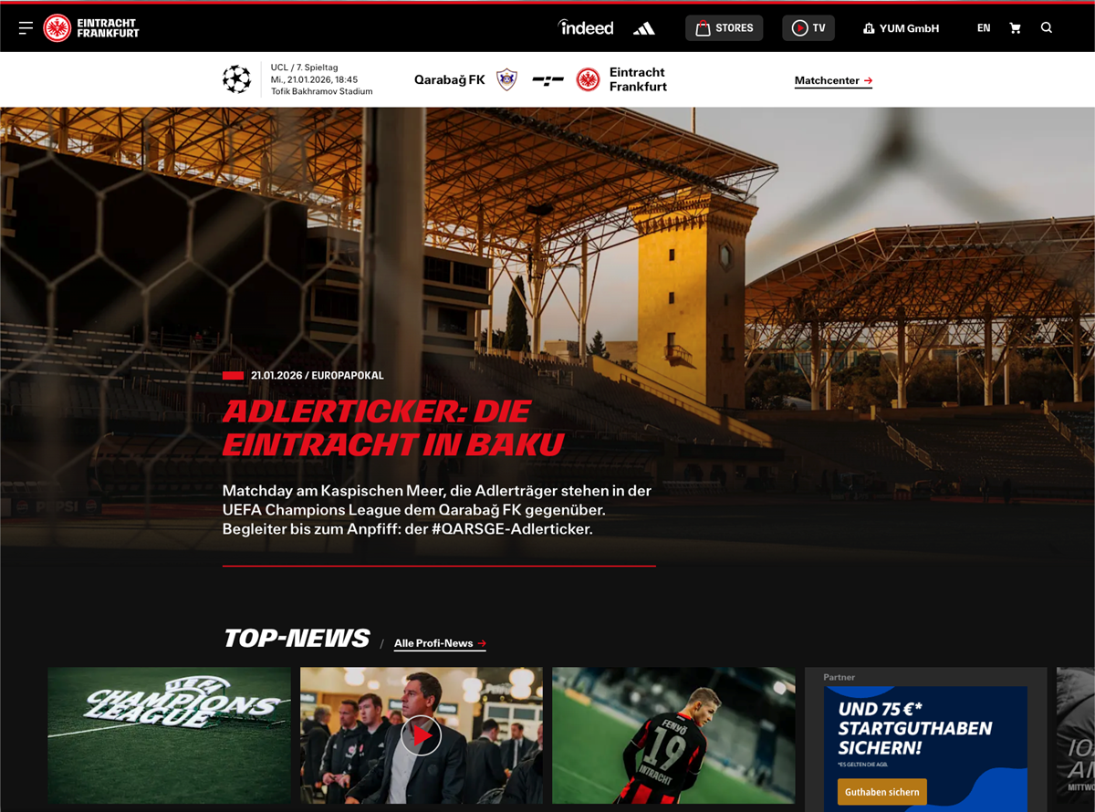 Refonte du site web