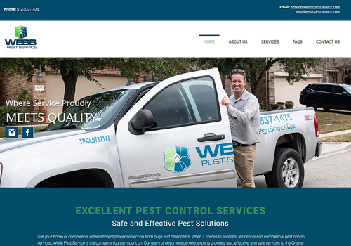 TNW Creations Project - Pest Service Website
