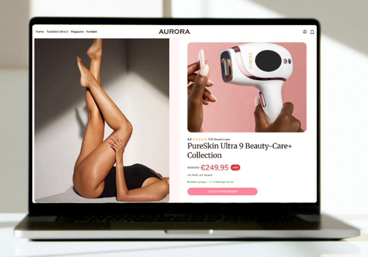 Boutique en ligne Shopify pour AURORA PureSkin