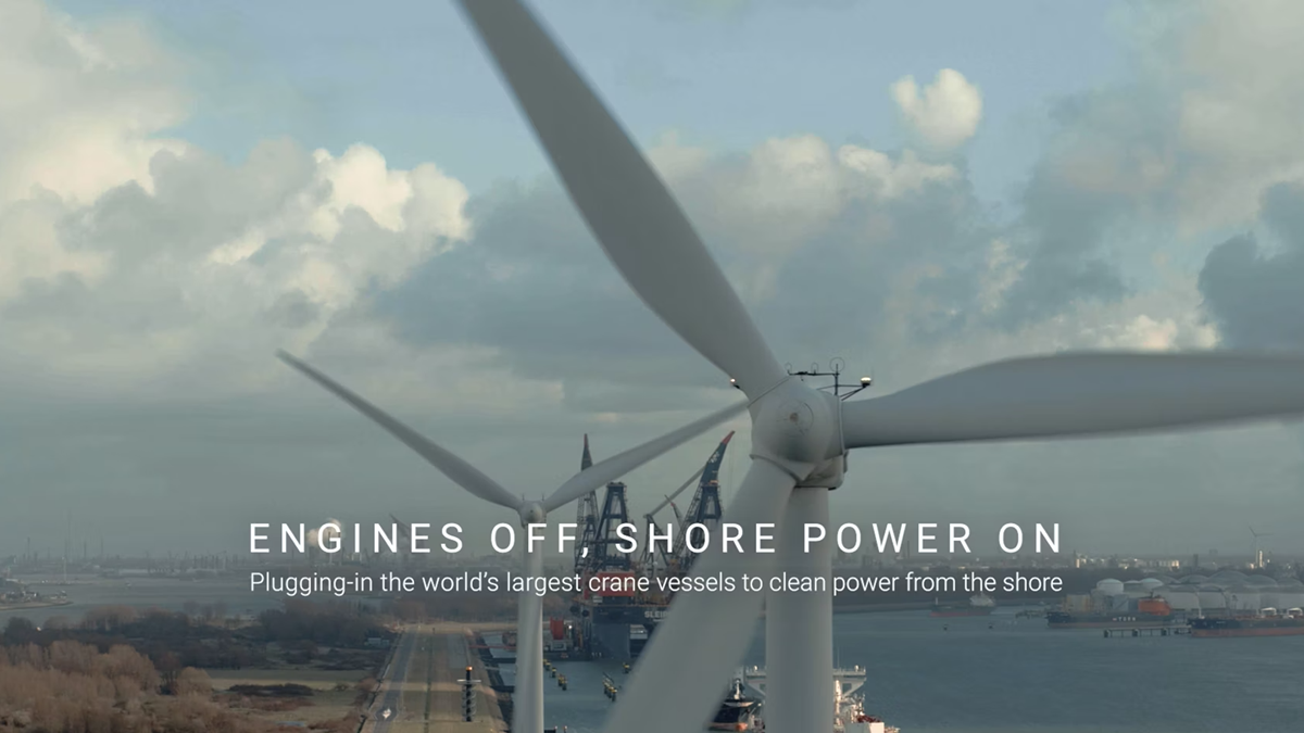 Moteurs à l’arrêt, branchement électrique à quai en marche - Heerema Marine Contractors