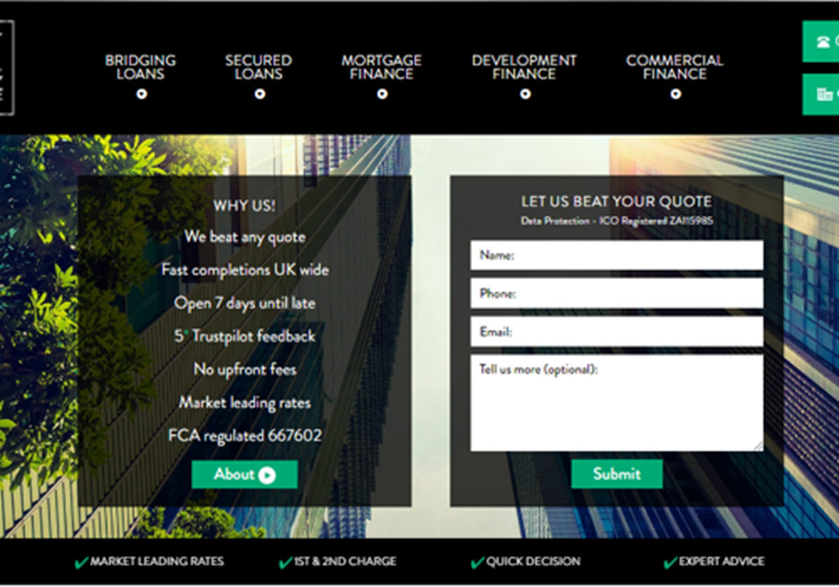 UK Property Finance - Full Online Management - UK Property Finance