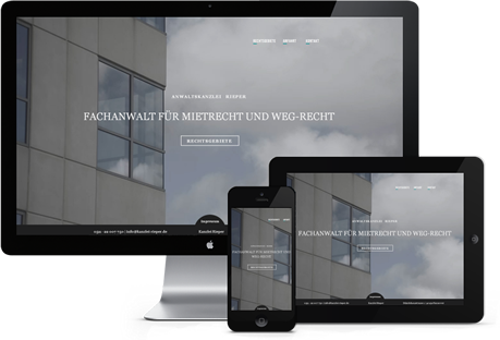 binary-garden.com - Digital-Agentur für Internetmarketing Project - Website Relaunch Anwaltskanzlei