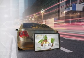 Adintelo Project - External digital signage for cars