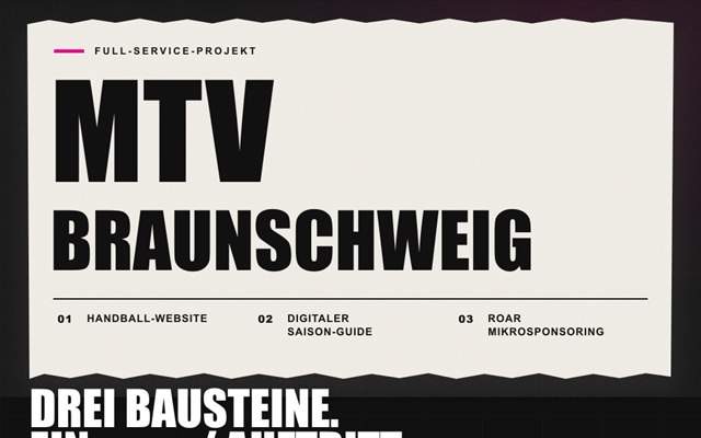 LA AGENCIA Project - MTV Braunschweig: three digital building blocks, one performance