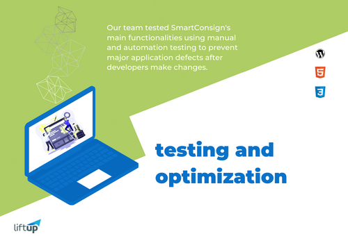 LiftUp Project -  Testing and Optimization