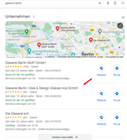 Netzbekannt GmbH Project - SEO & SEA für glasdesign-berlin.de