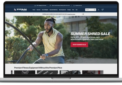 BrainSpate Project - Titan Fitness: High-Performance Shopify Plus Store