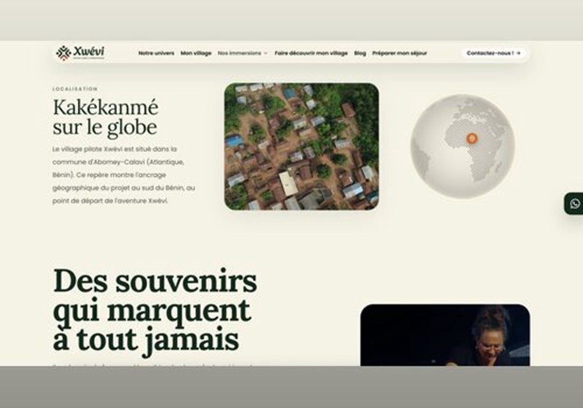 Immersive Website Design & Development for Xwévi - Xwévi