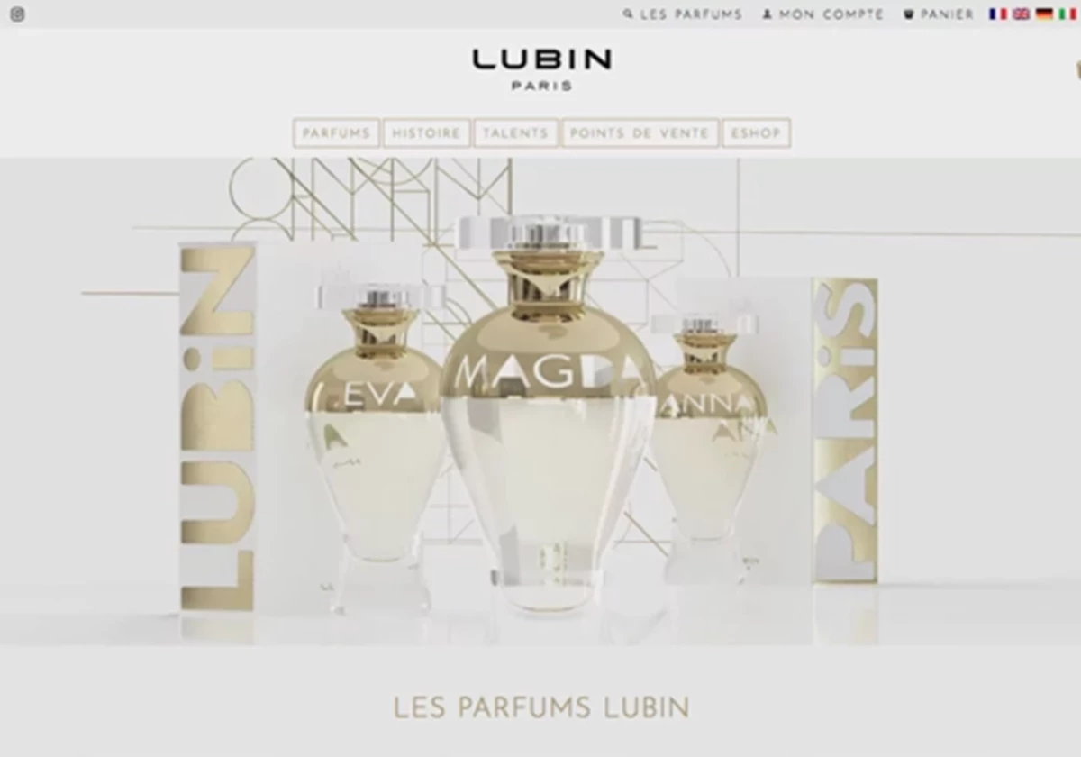 Lubin perfumer's e-commerce website - Lubin Paris