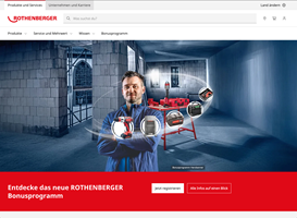 YUM GmbH Project - Relaunch mehrerer Marken-Websites der ROTHENBERGER Group