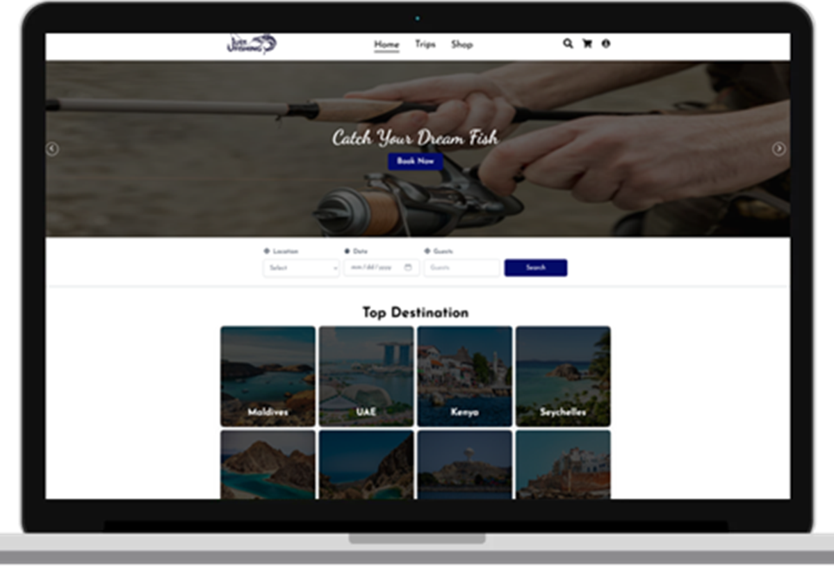 Just Fishing Website and Mobile App - Just Fishing