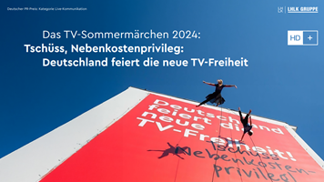 LHLK Agentur für Kommunikation GmbH Project - We're celebrating the new freedom of TV