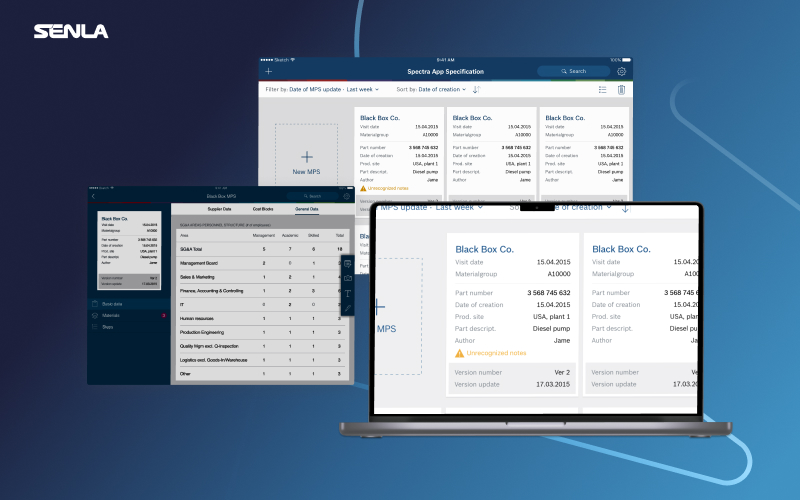 SENLA Project - Central production management platform