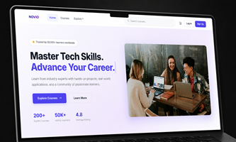 Syed Ahmer Shah Project - Novio, EdTech Frontend Platform