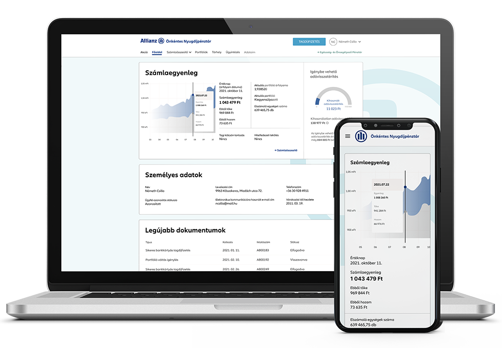 IRF Solutions Project - Modern customer portal for the Allianz Pension Fund
