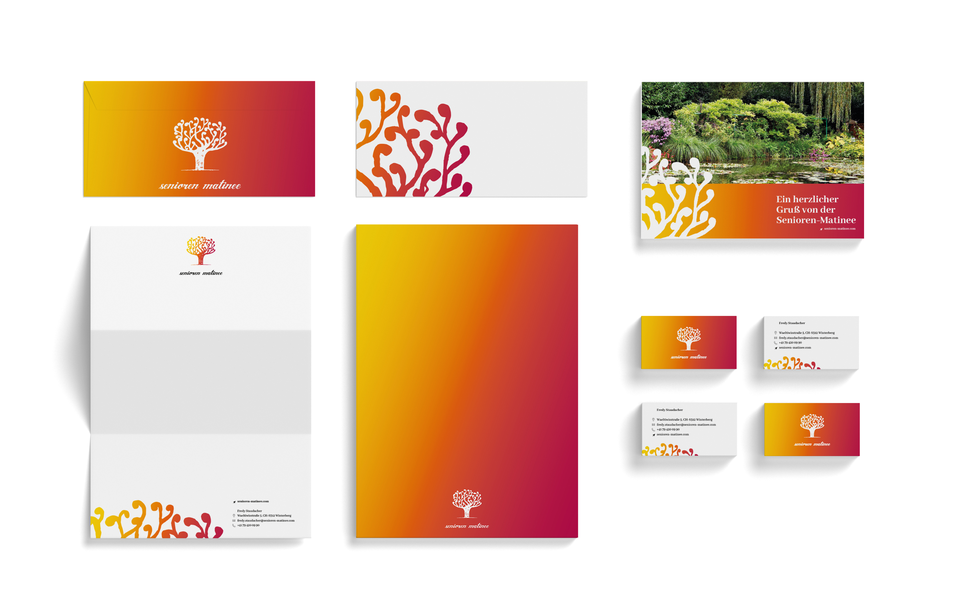 HCG corporate designs Project - Branding and Web Design for Seniors Matinee