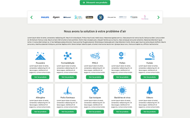 Valentin MIONNET Project - PURIFICATEURS.FR - Homepage
